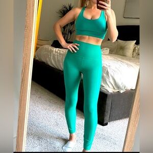 Lululemon Align Maldives Green Set 💚 Size 2 (bra + leggings)